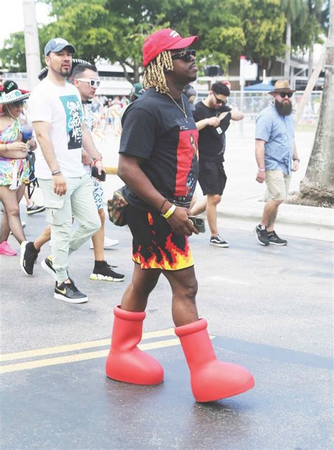 MSCHF Big Red Boot Men's .